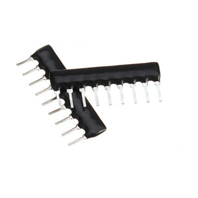 An 3.3K ohm 9 Pin Resistor Network - SIP