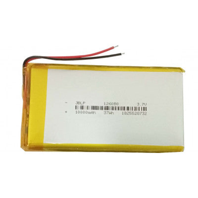 An 3.7V 10000mAH (Lithium Polymer) Lipo Rechargeable Battery Model JBLP-1260B0