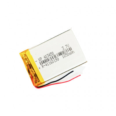An 3.7V 1050mAH (Lithium Polymer) Lipo Rechargeable Battery Model KP-403450