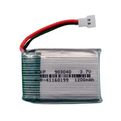 An 3.7V 1200mAH (Lithium Polymer) Lipo Rechargeable Battery for RC Drone
