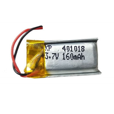 An 3.7V 160mAH (Lithium Polymer) Lipo Rechargeable Battery Model KP-401018