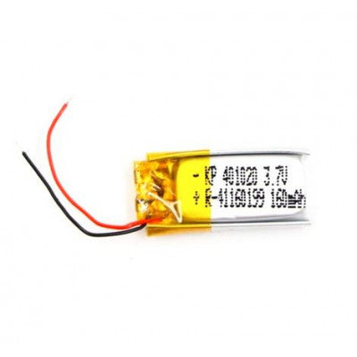 An 3.7V 160mAH (Lithium Polymer) Lipo Rechargeable Battery Model KP-401020
