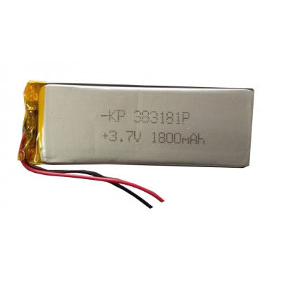 An 3.7V 1800mAH (Lithium Polymer) Lipo Rechargeable Battery Model KP-383181