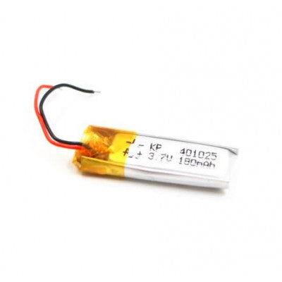 An 3.7V 180mAH (Lithium Polymer) Lipo Rechargeable Battery Model KP-401025