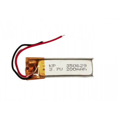 An 3.7V 200mAH (Lithium Polymer) Lipo Rechargeable Battery Model KP-350629