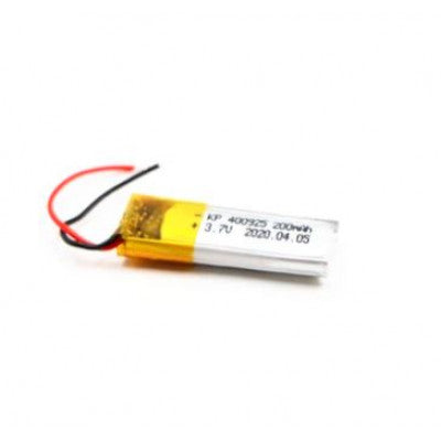 An 3.7V 200mAH (Lithium Polymer) Lipo Rechargeable Battery Model KP-400925