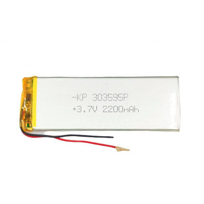An 3.7V 2200mAH (Lithium Polymer) Lipo Rechargeable Battery Model KP-303595