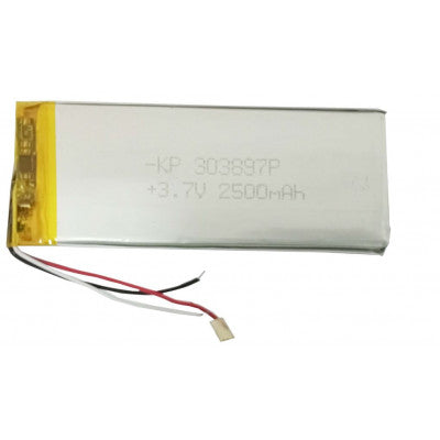 An 3.7V 2500mAH (Lithium Polymer) Lipo Rechargeable Battery Model KP-303897