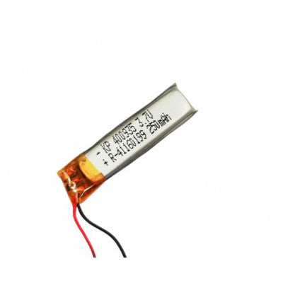 An 3.7V 250mAH (Lithium Polymer) Lipo Rechargeable Battery Model KP-400935