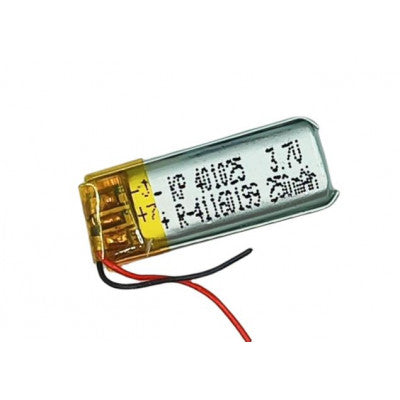 An 3.7V 250mAH (Lithium Polymer) Lipo Rechargeable Battery Model KP-401025