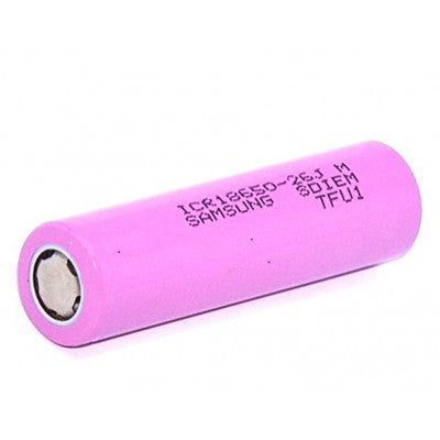 An 3.7V 2600mAH Lithium Polymer (Li-Po) Battery - 18650 Model - Samsung