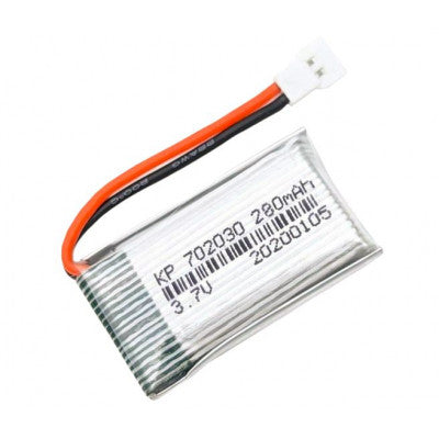 An 3.7V 280mAH (Lithium Polymer) Lipo Rechargeable Battery for RC Drone