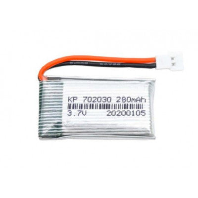 An 3.7V 280mAH (Lithium Polymer) Lipo Rechargeable Battery for RC Drone