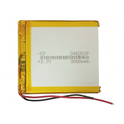 An 3.7V 3000mAH (Lithium Polymer) Lipo Rechargeable Battery Model KP-046060