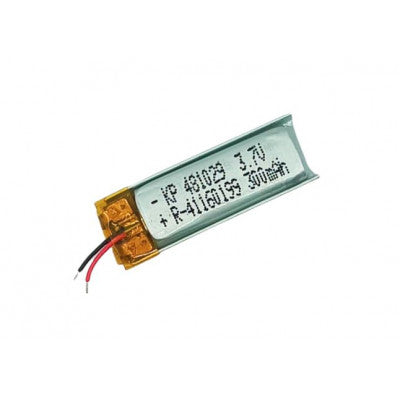 An 3.7V 300mAH (Lithium Polymer) Lipo Rechargeable Battery Model KP-481029