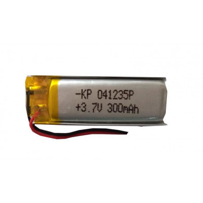 An 3.7V 300mAH (Lithium Polymer) Lipo Rechargeable Battery Model KP-041235