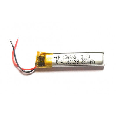 An 3.7V 320mAH (Lithium Polymer) Lipo Rechargeable Battery Model KP-450840