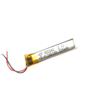 An 3.7V 320mAH (Lithium Polymer) Lipo Rechargeable Battery Model KP-450840