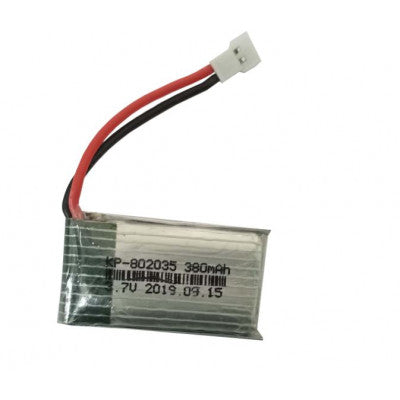 An 3.7V 380mAH (Lithium Polymer) Lipo Rechargeable Battery for RC Drone