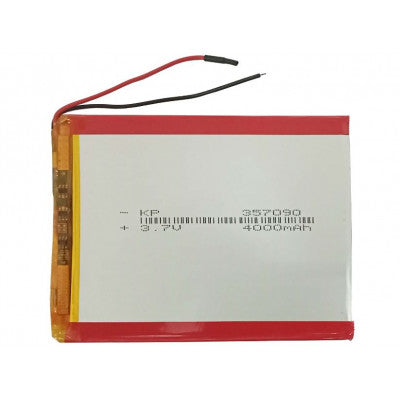 An 3.7V 4000mAH (Lithium Polymer) Lipo Rechargeable Battery Model KP-357090