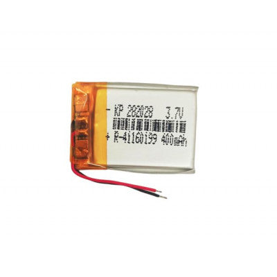An 3.7V 400mAH (Lithium Polymer) Lipo Rechargeable Battery Model KP-282028