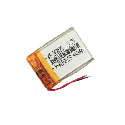 An 3.7V 400mAH (Lithium Polymer) Lipo Rechargeable Battery Model KP-282028