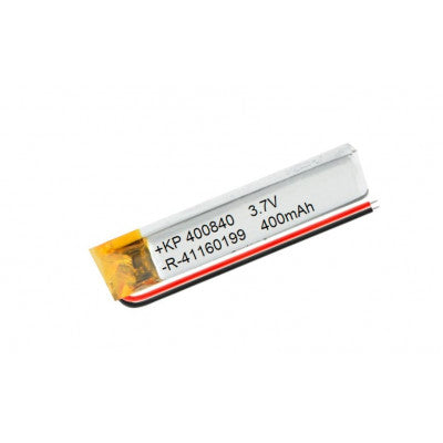 An 3.7V 400mAH (Lithium Polymer) Lipo Rechargeable Battery Model KP-400840