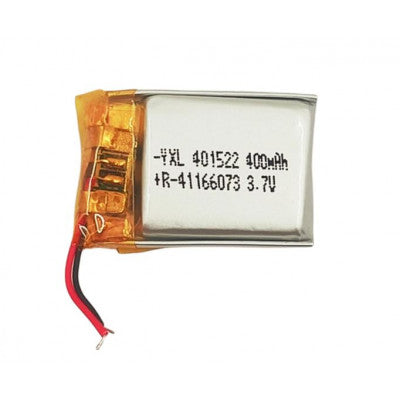 An 3.7V 400mAH (Lithium Polymer) Lipo Rechargeable Battery Model KP-401522