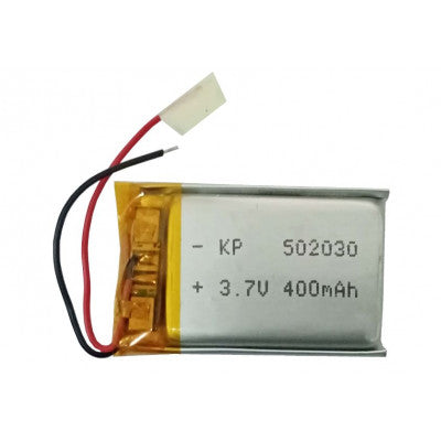 An 3.7V 400mAH (Lithium Polymer) Lipo Rechargeable Battery Model KP-502030
