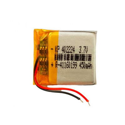 An 3.7V 450mAH (Lithium Polymer) Lipo Rechargeable Battery Model KP-402224