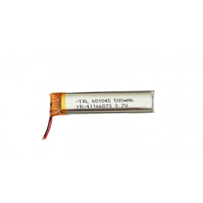 An 3.7V 500mAH (Lithium Polymer) Lipo Rechargeable Battery Model KP-601045