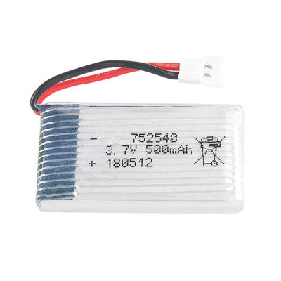 An 3.7V 500mAH (Lithium Polymer) Lipo Rechargeable Battery for RC Drone