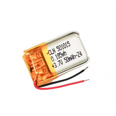 An 3.7V 50mAH (Lithium Polymer) Lipo Rechargeable Battery Model KP-501015