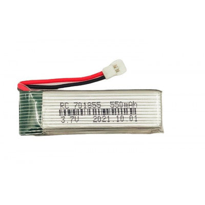 An 3.7V 550mAH (Lithium Polymer) Lipo Rechargeable Battery for RC Drone