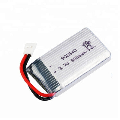An 3.7V 800mAH (Lithium Polymer) Lipo Rechargeable Battery for RC Drone