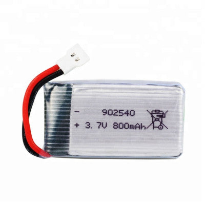 An 3.7V 800mAH (Lithium Polymer) Lipo Rechargeable Battery for RC Drone