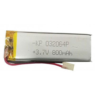 An 3.7V 800mAH (Lithium Polymer) Lipo Rechargeable Battery Model KP-032064