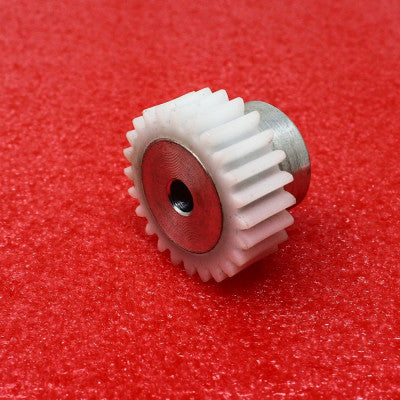 An 30 Teeth Nylon Metal Insert Spur gear (1.25M-30T-8-37.5)