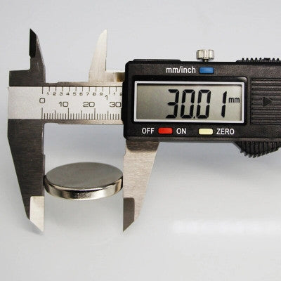An 30mm x 5mm (30x5 mm) Neodymium Disc Strong Magnet