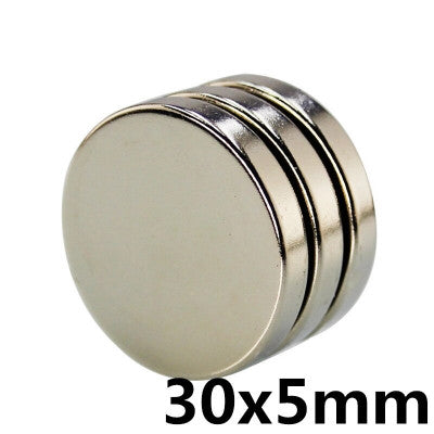 An 30mm x 5mm (30x5 mm) Neodymium Disc Strong Magnet