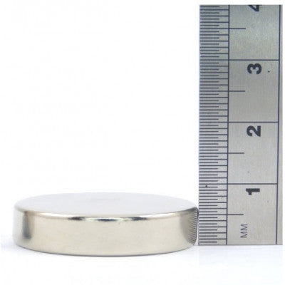 An 30mm x 6mm (30x6 mm) Neodymium Disc Strong Magnet