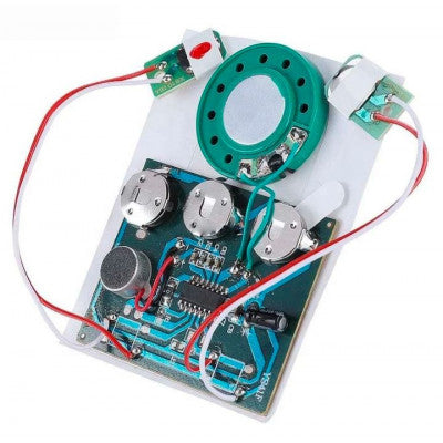 An 30S Sound Voice Music Recorder Board Photosensitive Wired Double button control Programmable Chip Audio Module For Greeting Card DIY