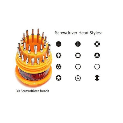 An 31 in 1 Universal Multifunction Portable Screwdriver Set