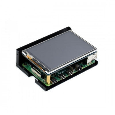 An 3.5inch Display Aluminum Alloy Case for Raspberry Pi 4