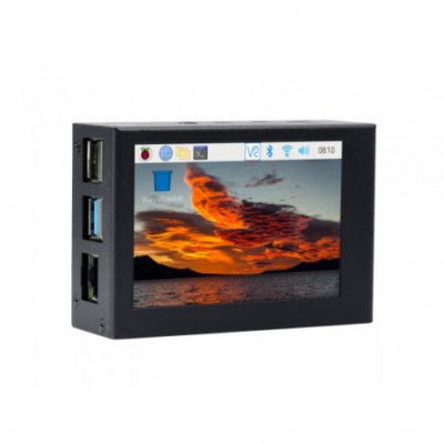 An 3.5inch Display Aluminum Alloy Case for Raspberry Pi 4