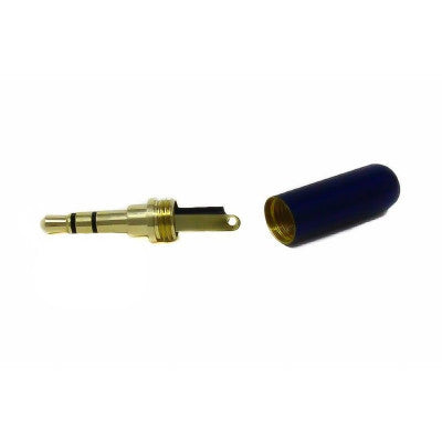 An 3.5mm Audio Plug 3 Pole Gold-plated Earphone Adapter For DIY Stereo Headset
