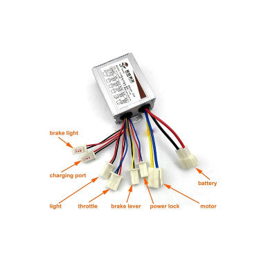 An 36V 450W Electric Bike Geared Motor Brush Controller