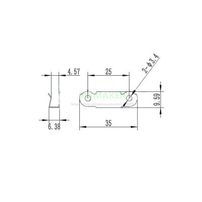 An 3D Printer Build Platform Glass Retainer Heated Bed Clip - 4 Piece Pack