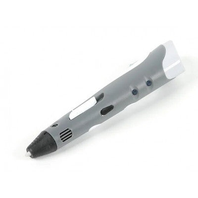 An 3D Printing Pen with Filament and Power Adapter - Grey color
