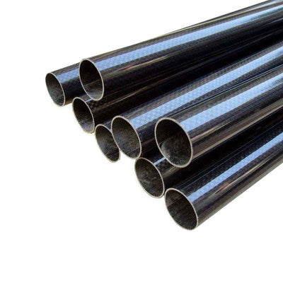 An 3K Roll-wrapped Carbon Fiber Tube (Hollow)25mm(OD)x21mm(ID)x500mm(L)